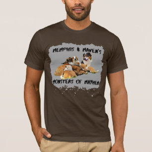 Monster des grauen Mahem-T - Shirt