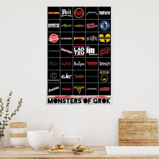 Monster des Grok Poster (Küche)