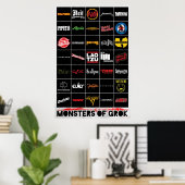 Monster des Grok Poster (Heimbüro)