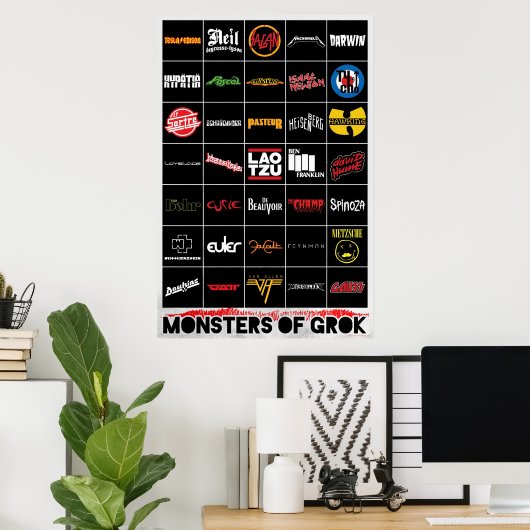 Monster des Grok Poster (Heimbüro)