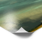 Monster des grünen Himmels bei Assiniboia SK Fotodruck (Ecke)