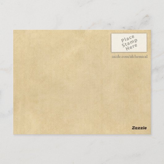 Monster des Narwals und des Mittelalters Postkarte (Rückseite)