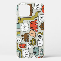 Monster des niedlichen Cartoon: Nahtloser Hintergr