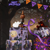 Monster des Spuk Hauses Geschenkpapier