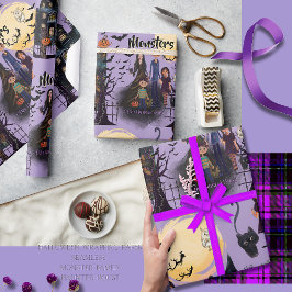 Monster des Spuk Hauses Geschenkpapier