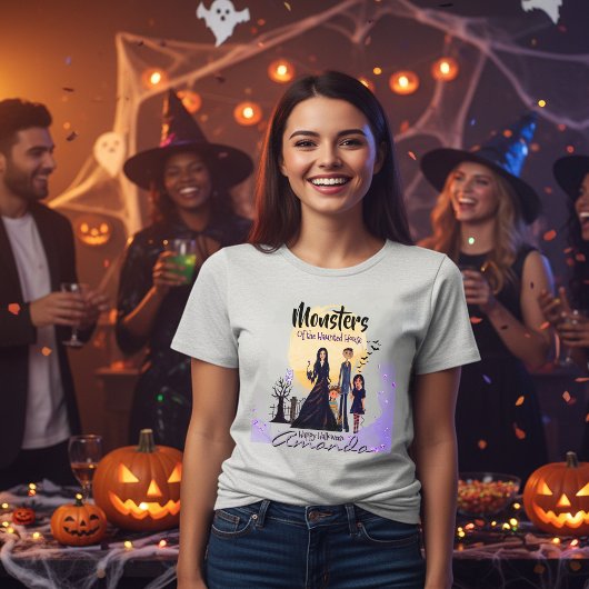 Monster des Spuk Hauses Tri-Blend Shirt