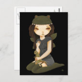 Monster - Dinosaurier-Märchen Postkarte (Vorne/Hinten)