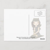 Monster - Dinosaurier-Märchen Postkarte (Rückseite)