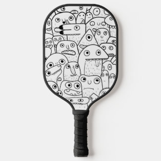 Monster Doodles Pickleball Schläger