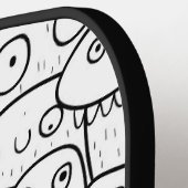 Monster Doodles Pickleball Schläger (Linke Seite)