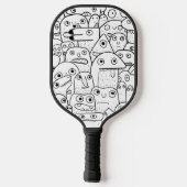 Monster Doodles Pickleball Schläger (Rückseite)