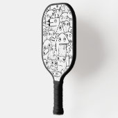 Monster Doodles Pickleball Schläger (Links)