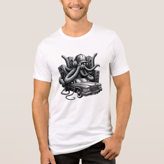 Monster Drive Horror Auto Tri-Blend Shirt (Vorderseite)