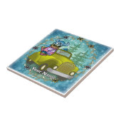 Monster Driving Car Fliese (Seite)