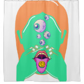 Monster Duschvorhang (Vorderseite)