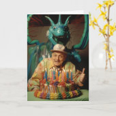 Monster eines Party Geburtskarte Karte (Gelbe Blume)