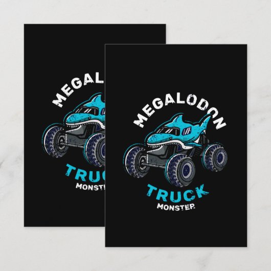 Monster Einladung (Vorne/Hinten)