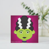 Monster Einladung (Stehend Vorderseite)