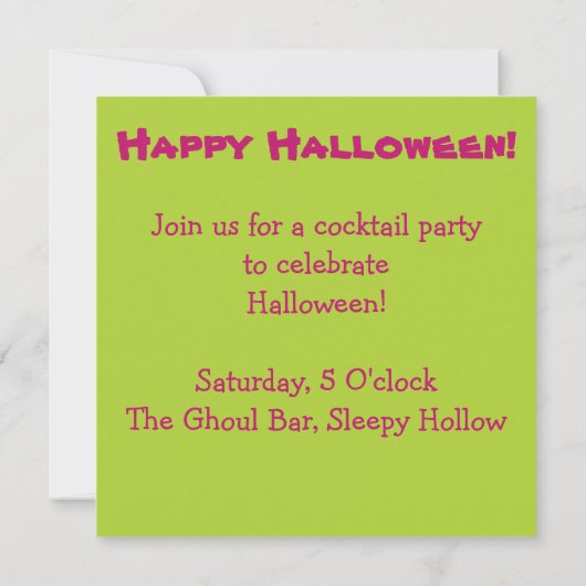 Monster Einladung (Rückseite)