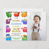 Monster Einladungen zum Geburtstag, Fliegenmonster (Vorderseite)