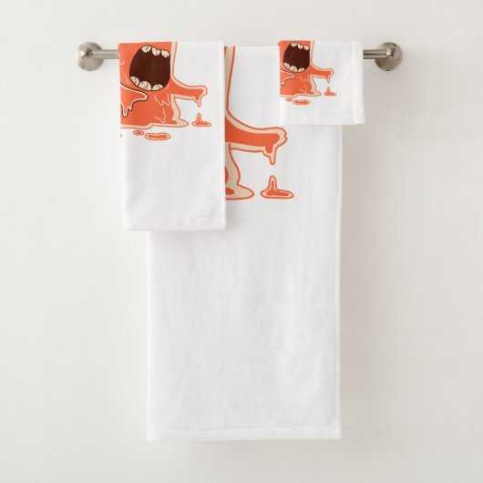 Monster essen Leute Badhandtuch Set (Insitu)