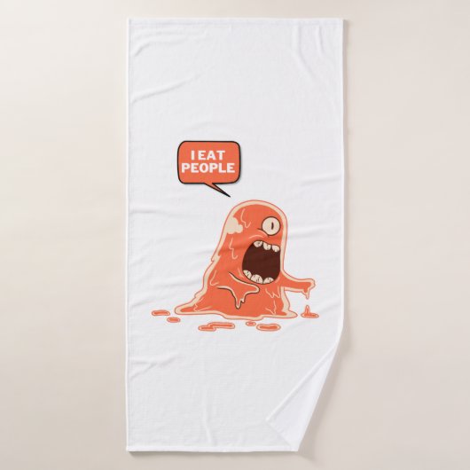 Monster essen Leute Badhandtuch Set (Badehandtuch)