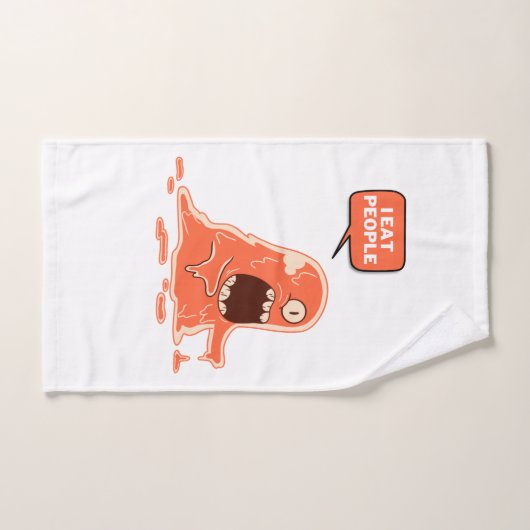 Monster essen Leute Badhandtuch Set (Handtuch)