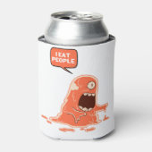 Monster essen Leute Dosenkühler (Kanne Vorderseite)