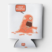 Monster essen Leute Dosenkühler (Vorderseite)