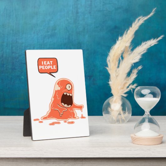 Monster essen Leute Fotoplatte (Seite)