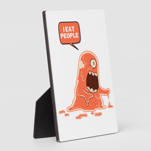 Monster essen Leute Fotoplatte (Seite)