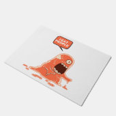 Monster essen Leute Fußmatte (Schrägansicht)