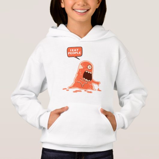 Monster essen Leute Hoodie (Vorderseite)