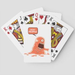 Monster essen Leute Spielkarten