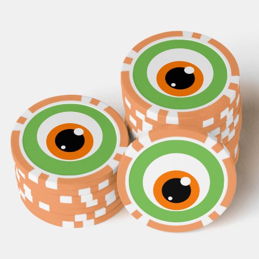 Monster Eye Poker Chips (Stapel)