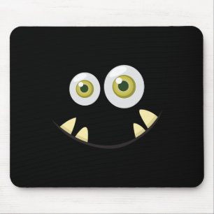 Monster Face Halloween Kostüm Idee Beängstigend Ni Mousepad