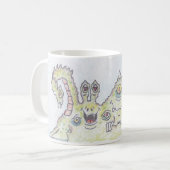 MONSTER-FAMILIE KAFFEETASSE (Vorderseite Links)