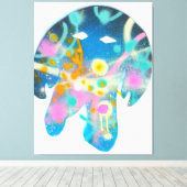 Monster Farben Leinwanddruck (Insitu (Holzboden))