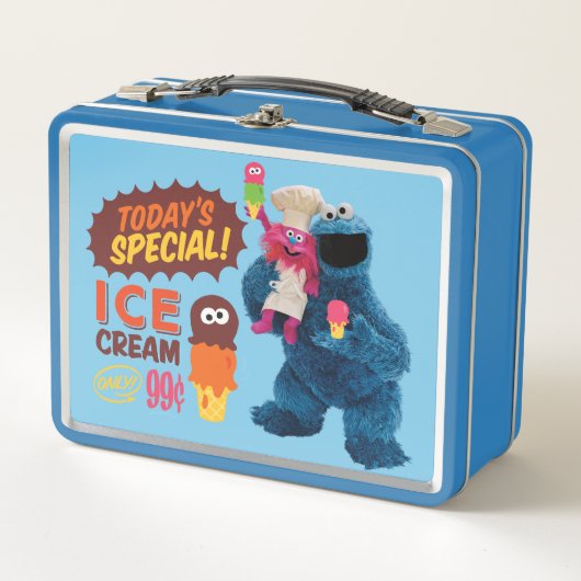 Monster-Feinschmecker | Die heutige Sonderaktion Metall Brotdose (Vorderseite)