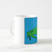 Monster Fish Coffee Tasse (Vorderseite Links)