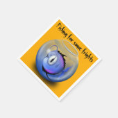 Monster Fish Halloween-Party Serviette (Ecke)