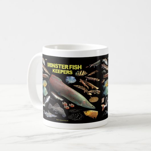 Monster Fish Keepers Kaffeetasse (Vorderseite Links)