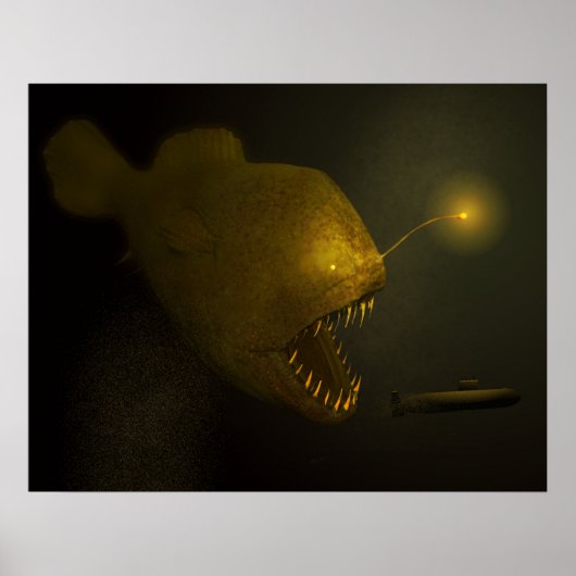 Monster Fish Poster (Vorne)
