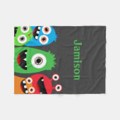 Monster Friends Fleecedecke (Vorderseite (Horizontal))