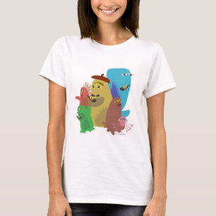 Monster Friends Forever Cartoon Art T-Shirt