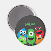 Monster Friends Magnet (Vorderseite/Rückseite)