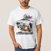 Monster-Frisierte Auto (WEISS) T-Shirt (Vorderseite)