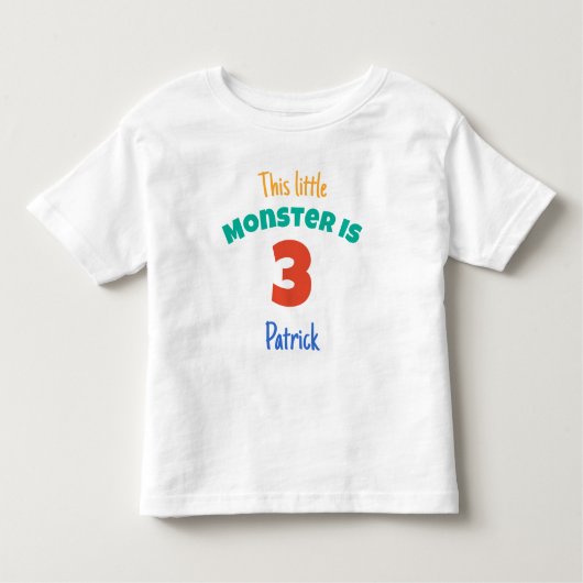 Monster gebären dieses kleine Monster, das das Zei Kleinkind T-shirt (Vorderseite)