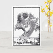 Monster-Geburtstagskarte Karte (Gelbe Blume)