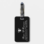 Monster Gepäckanhänger (Rückseite vertikal)